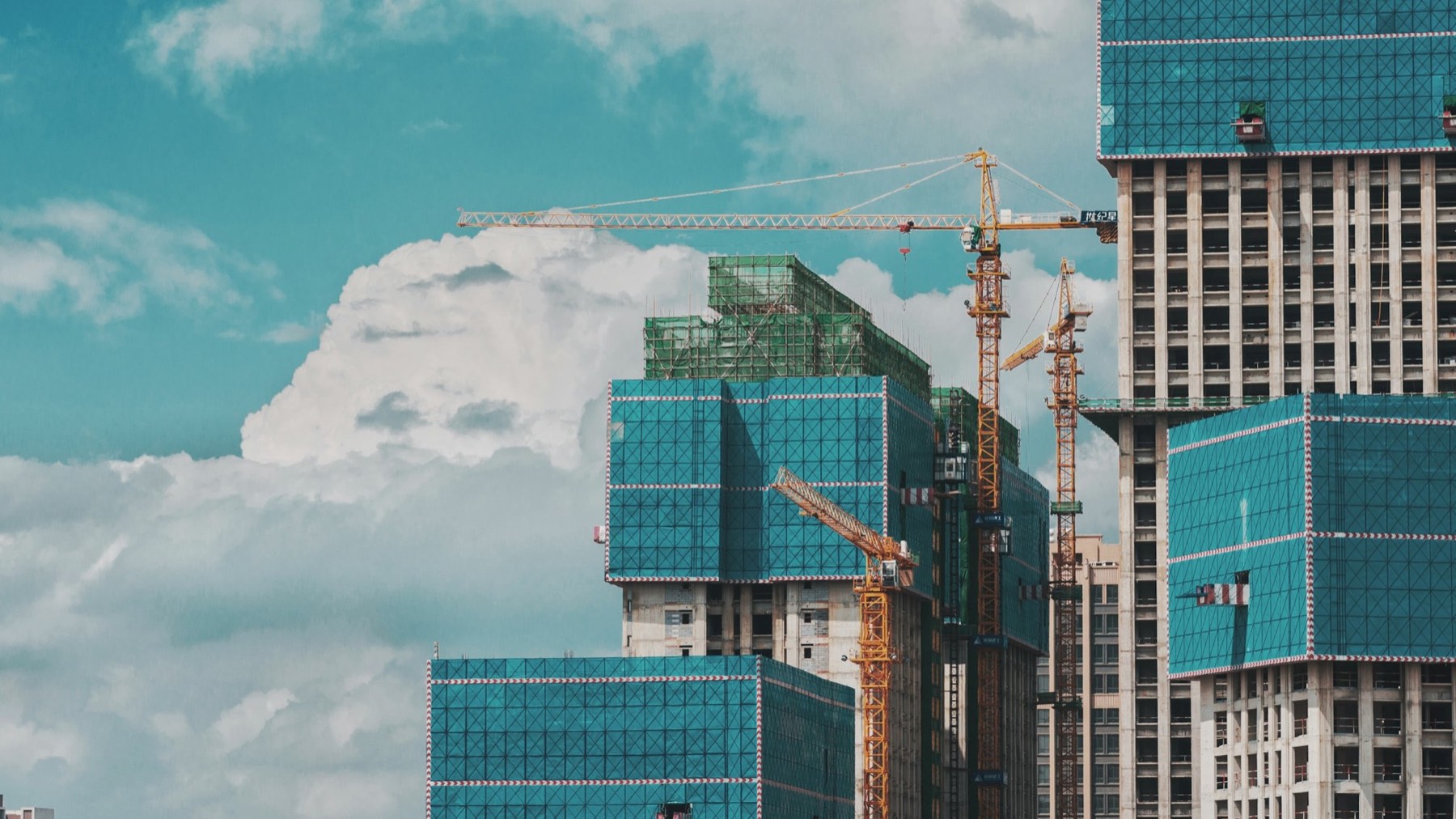 Bouwplaats — toonaangevend project in de utiliteit